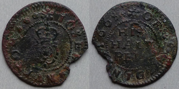 Spalding, Joseph Nutton 1668 halfpenny